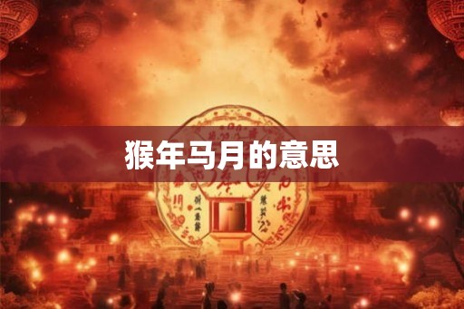 猴年马月的意思 猴年马月的意思