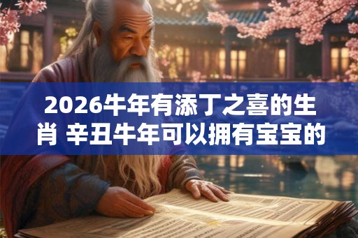 2026牛年有添丁之喜的生肖 辛丑牛年可以拥有宝宝的生肖