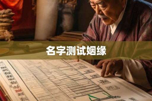 名字测试姻缘