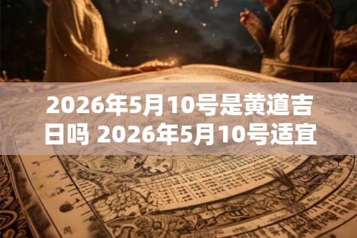 2026年5月10号是黄道吉日吗 2026年5月10号适宜结婚吗 2026年5月10号是黄道吉日吗 2026年5月10号适宜结婚吗