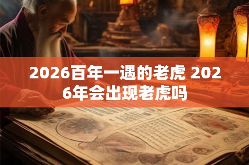 2026百年一遇的老虎 2026年会出现老虎吗