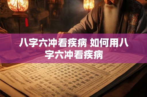 八字六冲看疾病 如何用八字六冲看疾病 八字六冲看疾病 如何用八字六冲看疾病