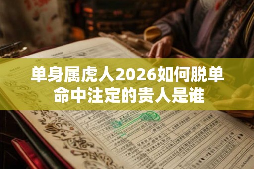 单身属虎人2026如何脱单 命中注定的贵人是谁