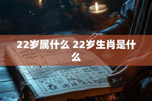 22岁属什么 22岁生肖是什么