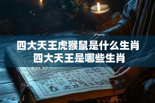四大天王虎猴鼠是什么生肖 四大天王是哪些生肖