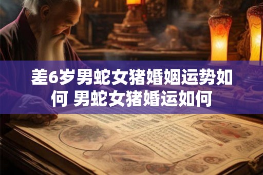 差6岁男蛇女猪婚姻运势如何 男蛇女猪婚运如何