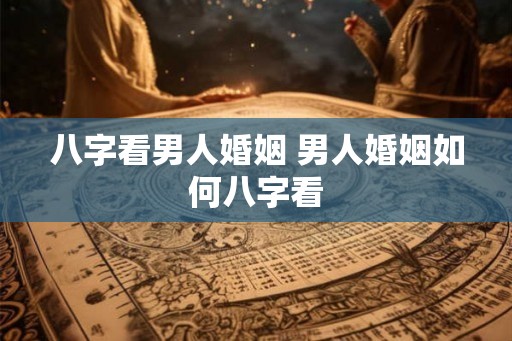 八字看男人婚姻 男人婚姻如何八字看