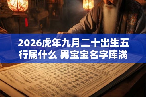 2026虎年九月二十出生五行属什么 男宝宝名字库满分