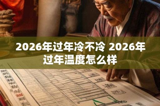 2026年过年冷不冷 2026年过年温度怎么样