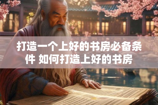 打造一个上好的书房必备条件 如何打造上好的书房