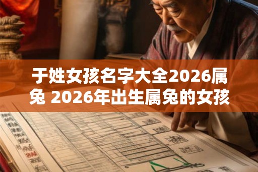 于姓女孩名字大全2026属兔 2026年出生属兔的女孩有哪些以于字开头的名字