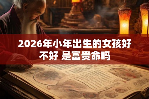 2026年小年出生的女孩好不好 是富贵命吗 2026年小年出生的女孩好不好 是富贵命吗