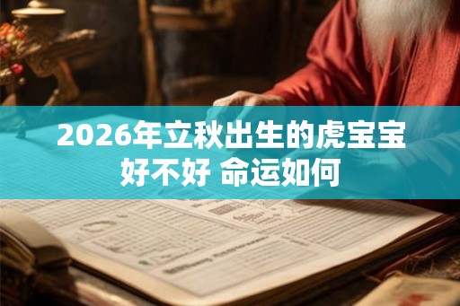 2026年立秋出生的虎宝宝好不好 命运如何