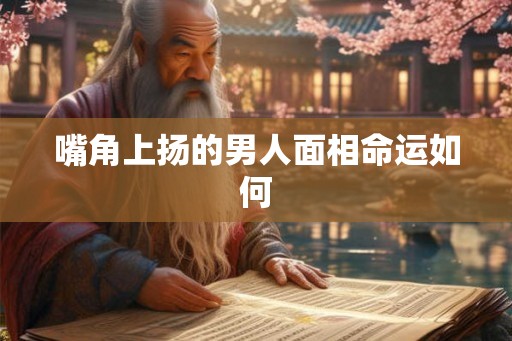 嘴角上扬的男人面相命运如何 嘴角上扬的男人面相命运如何