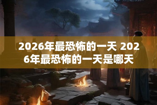 2026年最恐怖的一天 2026年最恐怖的一天是哪天