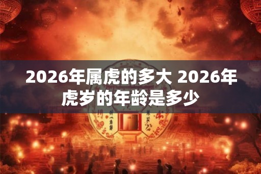 2026年属虎的多大 2026年虎岁的年龄是多少