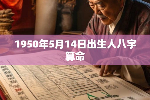 1950年5月14日出生人八字算命