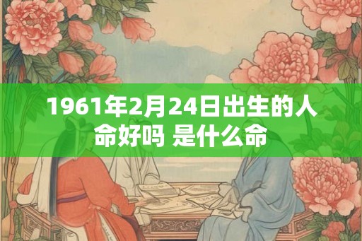 1961年2月24日出生的人命好吗 是什么命