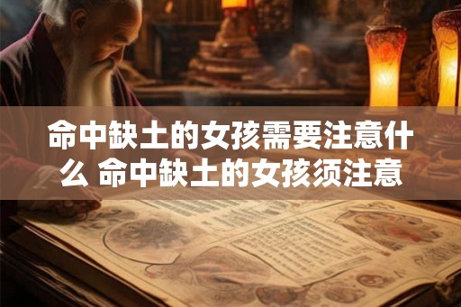 命中缺土的女孩需要注意什么 命中缺土的女孩须注意何事