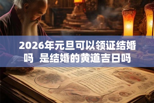 2026年元旦可以领证结婚吗  是结婚的黄道吉日吗