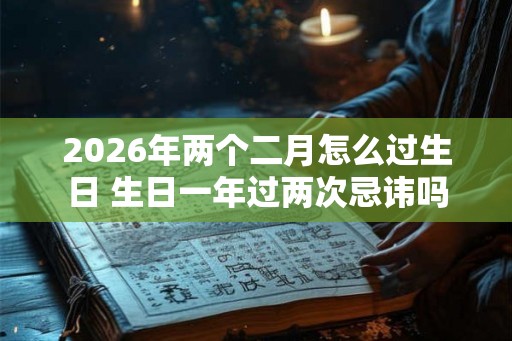 2026年两个二月怎么过生日 生日一年过两次忌讳吗