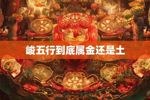 峻五行到底属金还是土