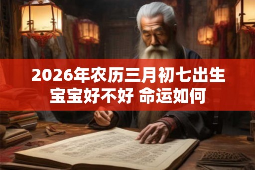 2026年农历三月初七出生宝宝好不好 命运如何