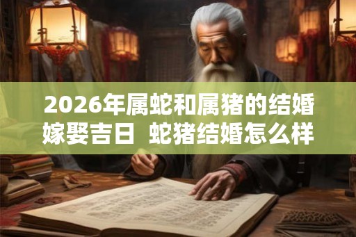 2026年属蛇和属猪的结婚嫁娶吉日  蛇猪结婚怎么样