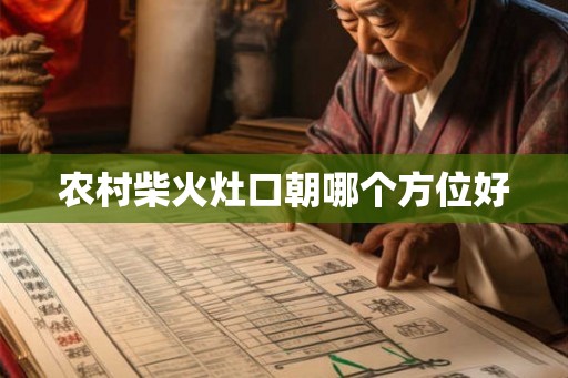 农村柴火灶口朝哪个方位好