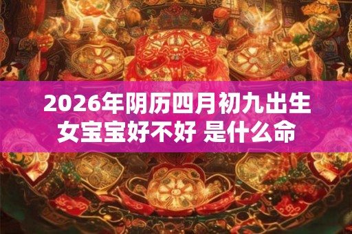 2026年阴历四月初九出生女宝宝好不好 是什么命