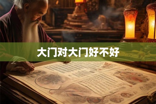 大门对大门好不好