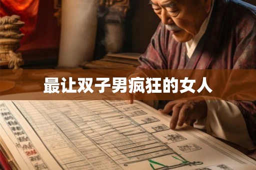 最让双子男疯狂的女人
