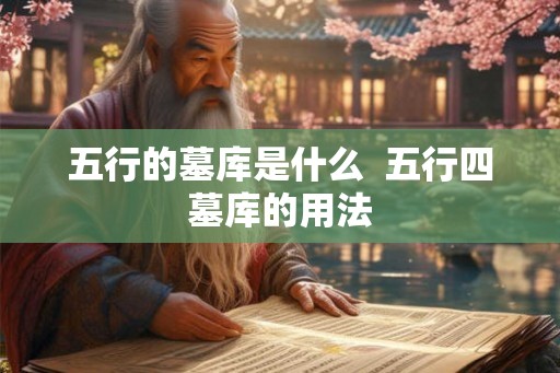 五行的墓库是什么  五行四墓库的用法