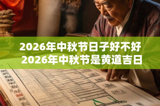 2026年中秋节日子好不好 2026年中秋节是黄道吉日吗