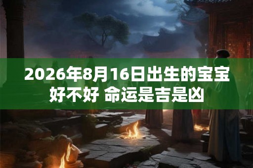 2026年8月16日出生的宝宝好不好 命运是吉是凶 2026年8月16日出生的宝宝好不好 命运是吉是凶