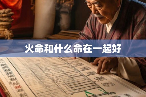 火命和什么命在一起好