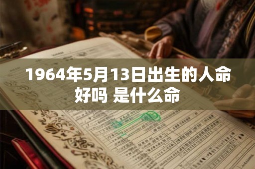 1964年5月13日出生的人命好吗 是什么命