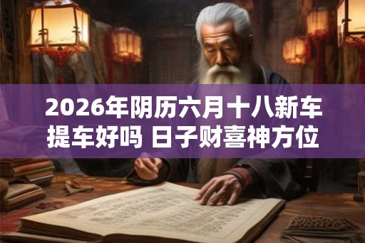 2026年阴历六月十八新车提车好吗 日子财喜神方位 2026年阴历六月十八新车提车好吗 日子财喜神方位