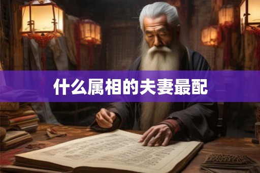 什么属相的夫妻最配 什么属相的夫妻最配