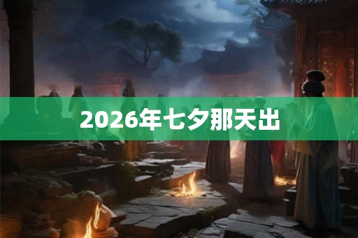 2026年七夕那天出 2026年七夕那天出