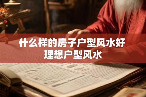什么样的房子户型风水好 理想户型风水