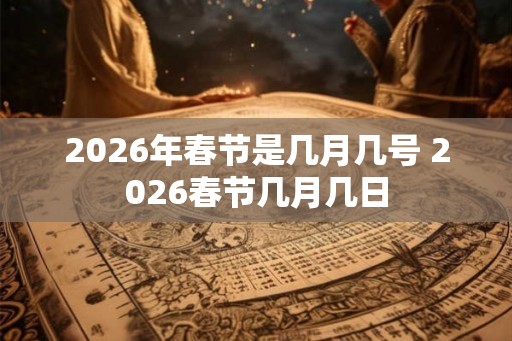 2026年春节是几月几号 2026春节几月几日