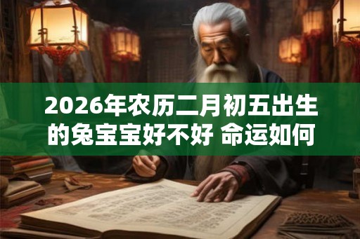2026年农历二月初五出生的兔宝宝好不好 命运如何
