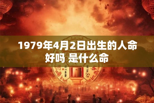 1979年4月2日出生的人命好吗 是什么命