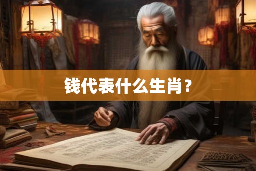 钱代表什么生肖？