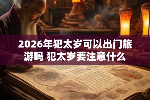 2026年犯太岁可以出门旅游吗 犯太岁要注意什么