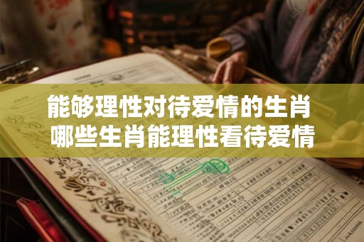 能够理性对待爱情的生肖 哪些生肖能理性看待爱情 能够理性对待爱情的生肖 哪些生肖能理性看待爱情