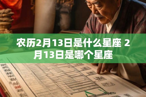 农历2月13日是什么星座 2月13日是哪个星座