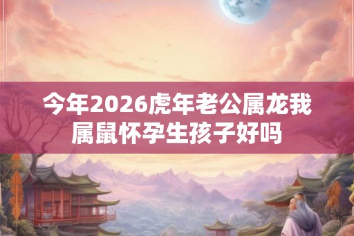 今年2026虎年老公属龙我属鼠怀孕生孩子好吗