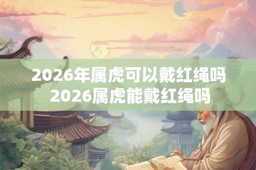 2026年属虎可以戴红绳吗 2026属虎能戴红绳吗